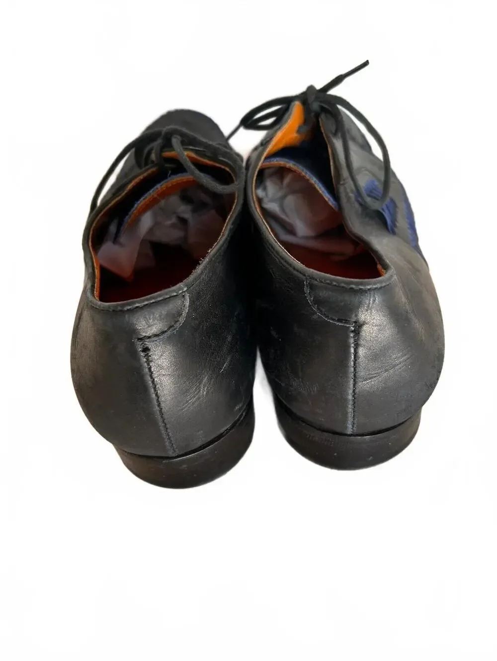 Luxury Etro Milano Black Woven Derby Shoes Men EU 43 US 10